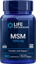 EXP. 05/2026 Life Extension MSM 1000 mg 100 Caps DISCOUNTED