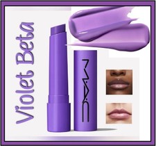 MAC 17 VIOLET BETA Squirt Plumping Gloss Stick 0.08 OZ NIB