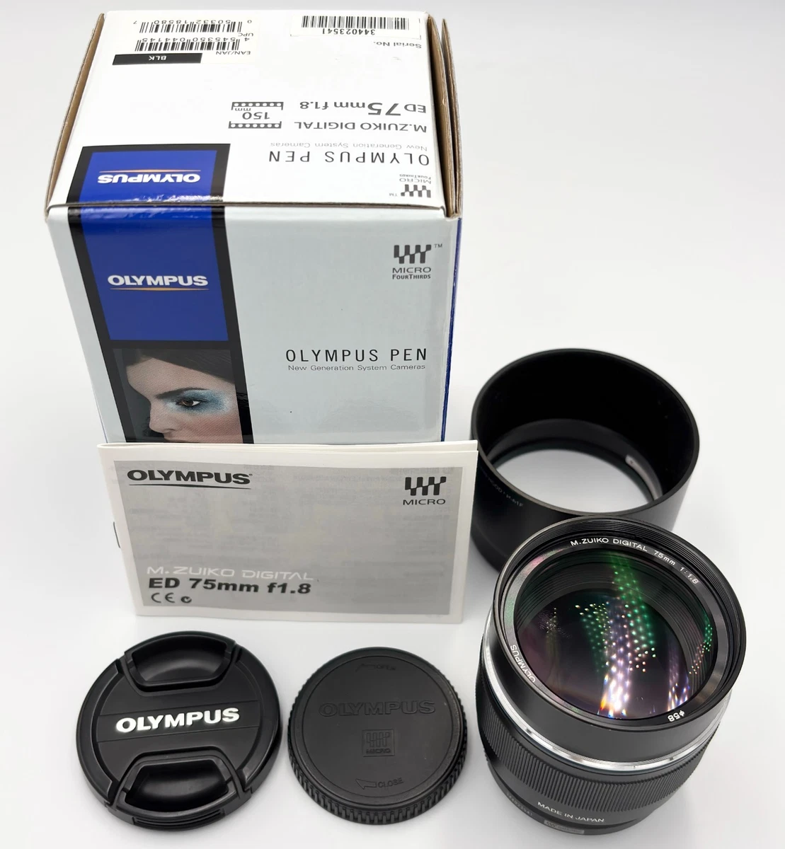 Olympus M. Zuiko f/1.8 Camera Lenses 75mm Focal for sale | eBay