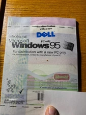 NOS Microsoft Windows 95 - CD, Operating System, Key, COA