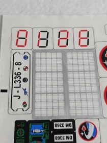 Title: LEGO 3368 City Space Centre ORIGINAL Sticker Sheet - New & Genuine Retire