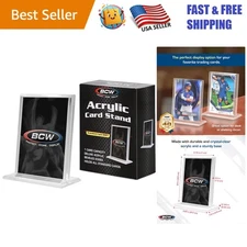 Stylish Acrylic Trading Card Holder - Perfect for Collectors & Enthusiasts