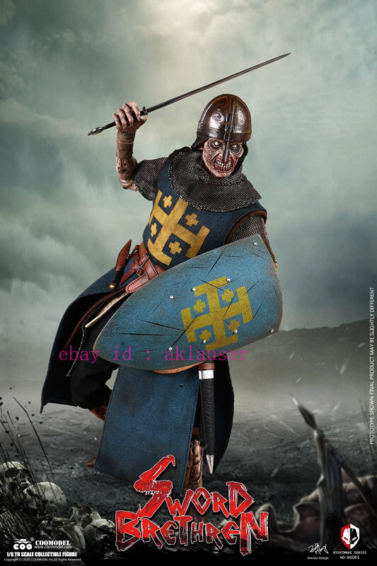 Coomodel Ns001 1/6 Nightmare Series Diecast Alloy Sword Brethren