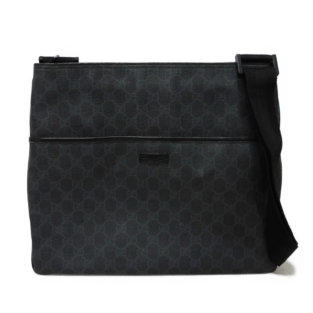 AUTHENTIQUE GUCCI Sac Messager Moyen 162904 Sac à Bandoulière GG Supreme Logo P...