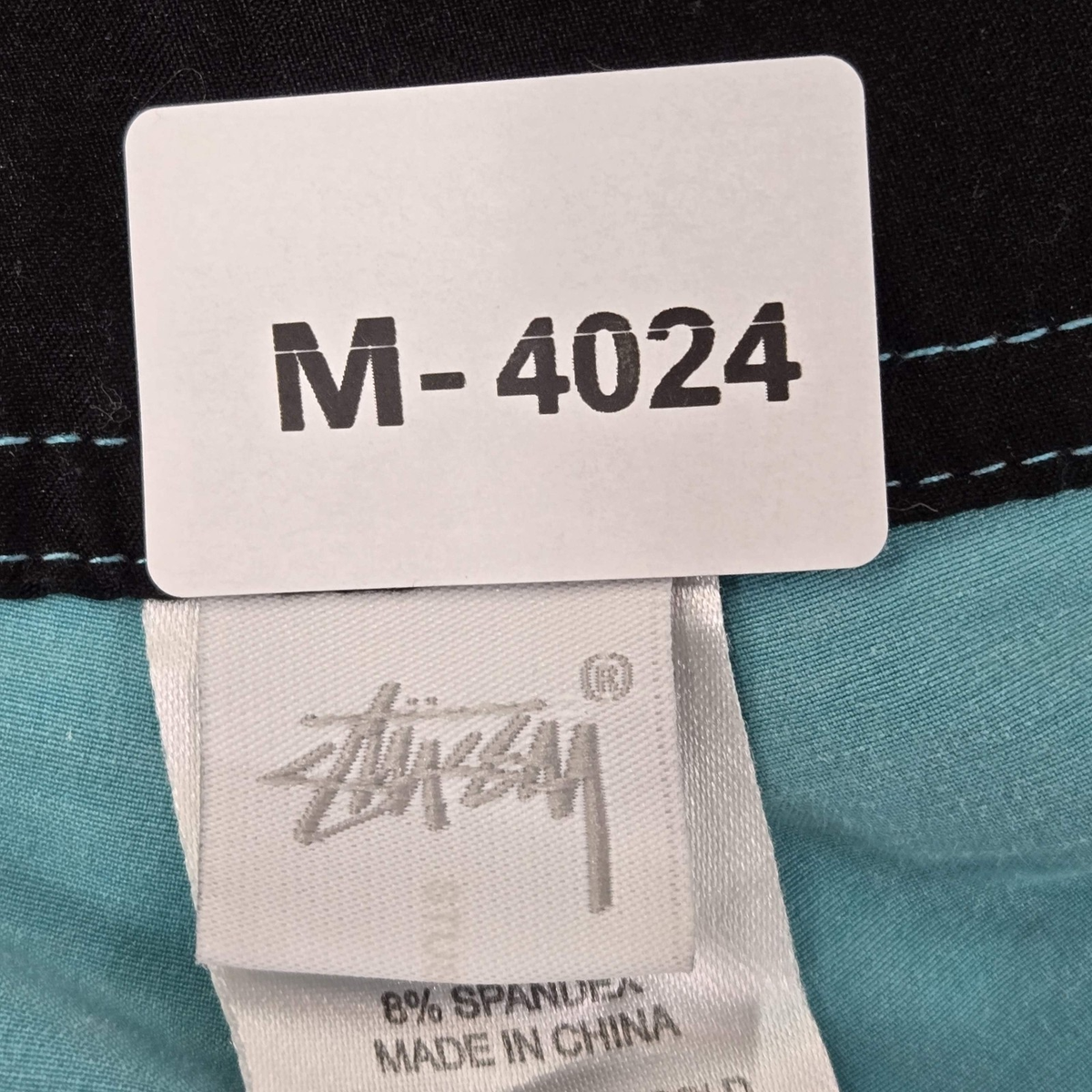 Stussy Men Swimwear 32 Blue Board Shorts Logo Cargo Pocket