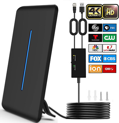 5600Miles Upgraded TV Antenna Digital HD Antenna Indoor HDTV 1080P 4K ...