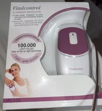 VitalControl IPL100 Permanent Hair Reduction, Hair Removal Device Epilator Perm.