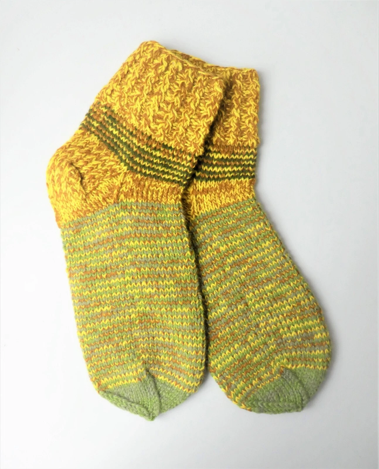 Size 10-11 women 9-10 men US/42-43 EU Hand knitted lambswool socks,Ready to ship