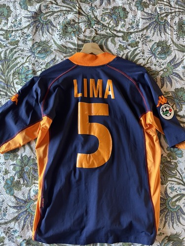 AS ROMA TRIKOT 2001/2002 MATCH WORN GETRAGEN 5 LIMA