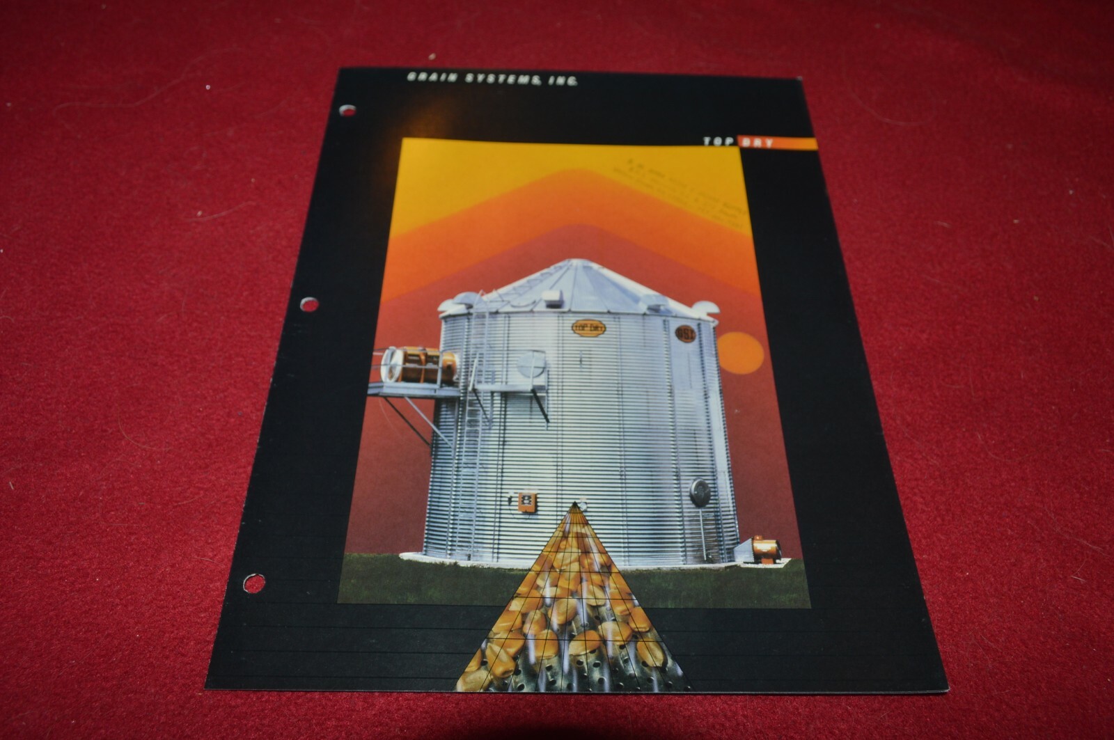 GSI Top Dry Grain Bin Brochure FCCA | eBay