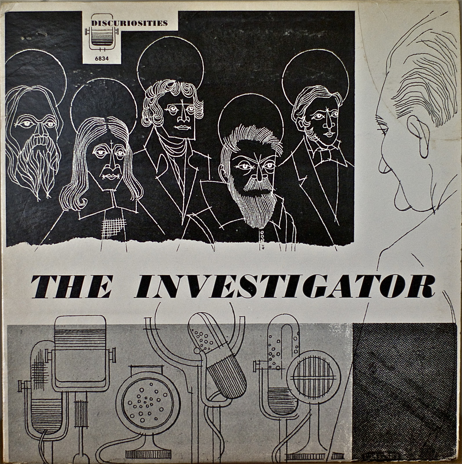 THE INVESTIGATOR-A Political Satire in Documentary Form-NM1955LP John Drainie