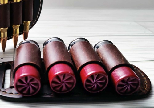Cartridge Holder Belt Slide 4 Round Shotgun Shell Holder 50 cal Ammo Loops - 第 3/6 張圖片