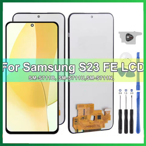 For Samsung Galaxy S23 FE S711 TFT LCD Display Touch Screen Assembly Replacement