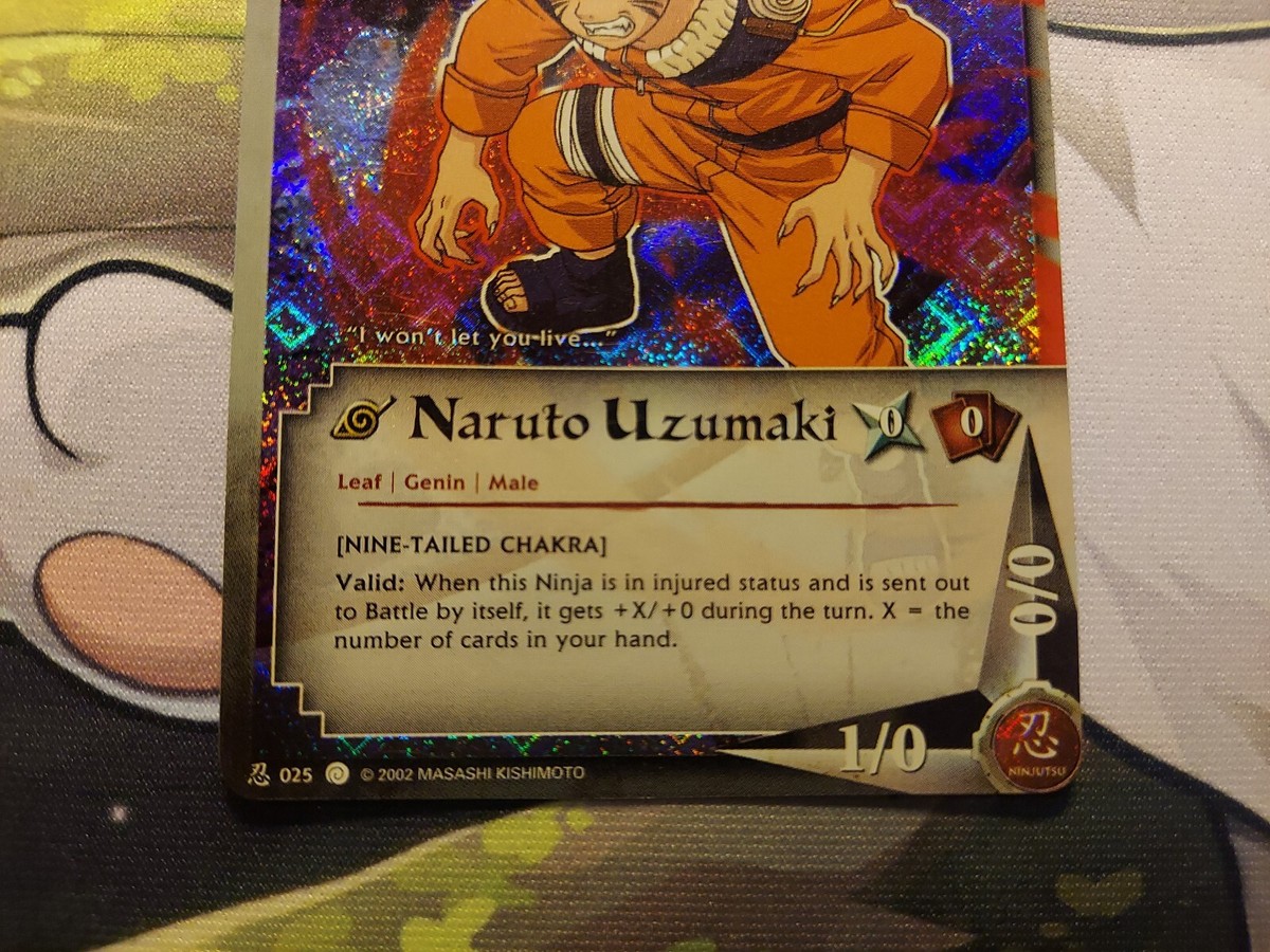 Naruto CCG- Naruto Uzumaki DIAMOND FOIL 025 | eBay