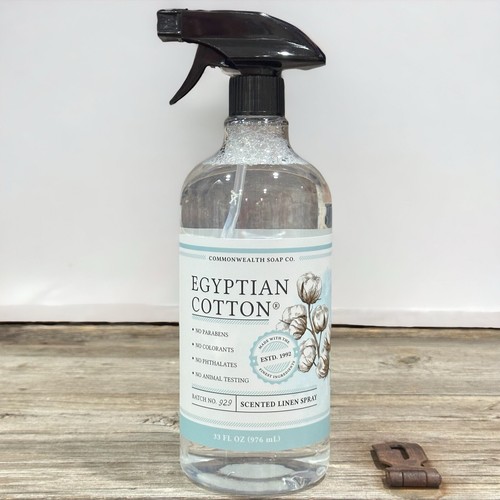 Commonwealth Soap Co. CST EGYPTIAN COTTON Fabric, Linen & Room Spray 33