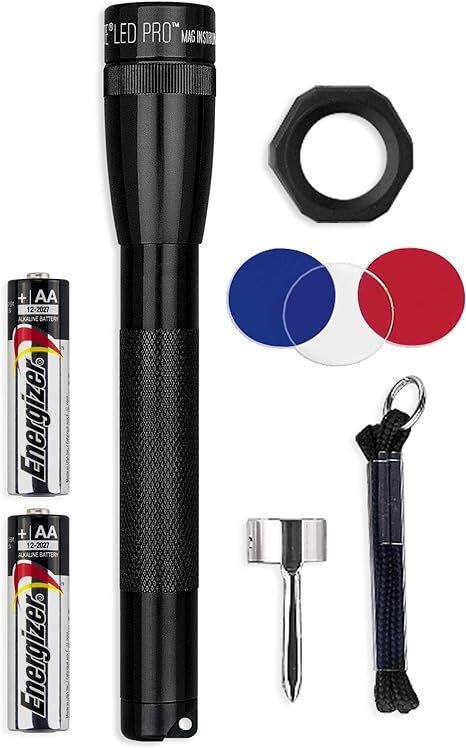 Maglite Mini Led 2 Cell AA Pro Flashlights Black, Combo - SP2P01C | eBay
