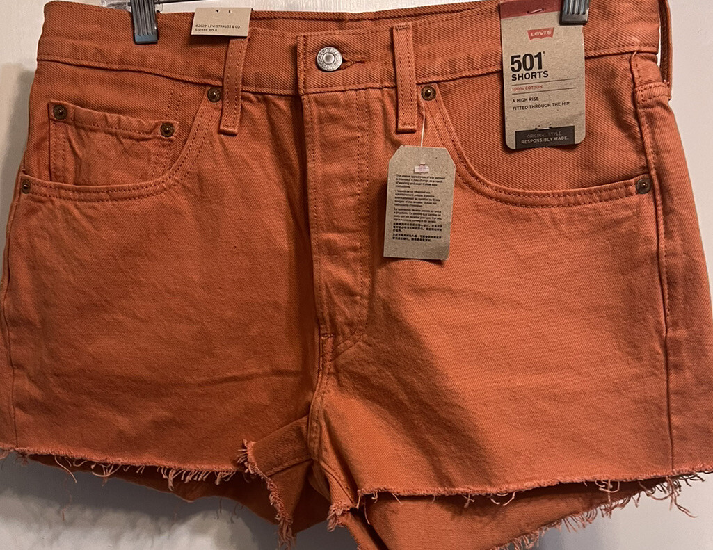 Levi's Women's 501 High Rise Denim Shorts 56327-0277 Size 29 for