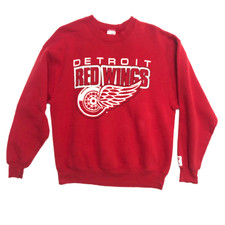 Vintage 90's Detroit Red Wings Official Merchandise LARGE Sweatshirt