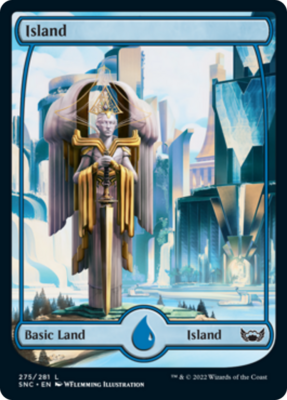 x1 Island SNC MTG 275/281 FULL ART BASIC LAND M/NM 1x | eBay
