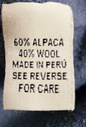 Beyond Threads Women's Alpaca Wool Blazer Jacket Coat Made In Peru ! Size S - Picture 7 of 10