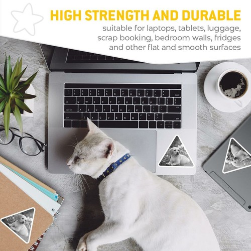 2 x Triangle Stickers 10cm - BW - Cute Labrador Puppy Dog Animals Pets #41078 - Bild 7 von 9