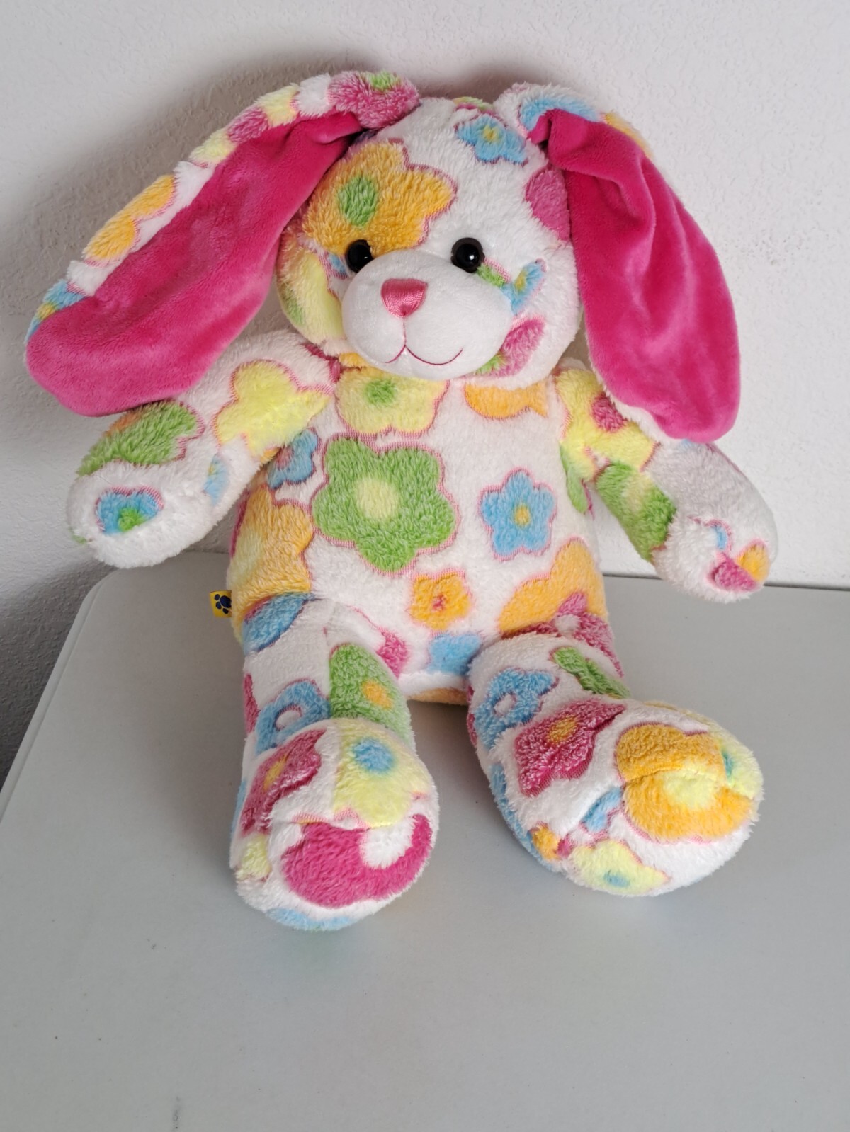 Build-A- Bear BLOSSOM BUNNY 16" Spring Floral Plush Toy