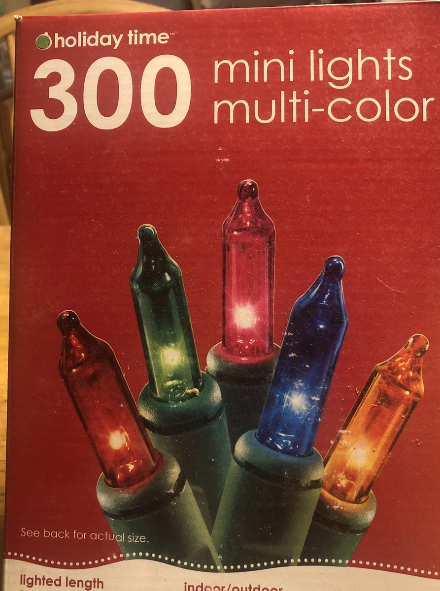 Holiday time 300 led 2024 multicolor mini lights