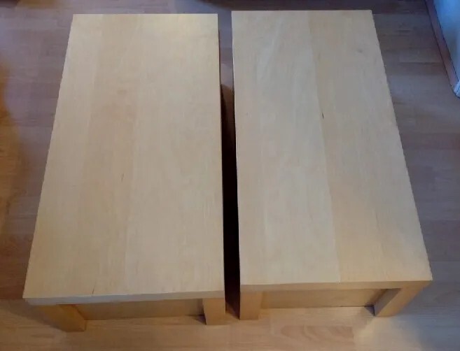 Ikea MALM sliding lid storage unit or coffee table eBay