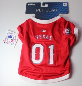 texas rangers dog jersey
