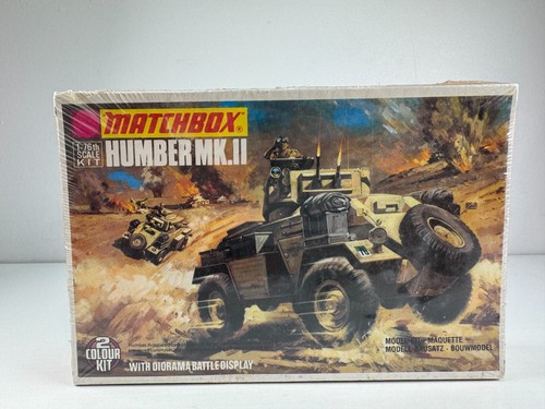 Matchbox Humber MK II Military Army Tank 1/76 Plastic Model Kit New