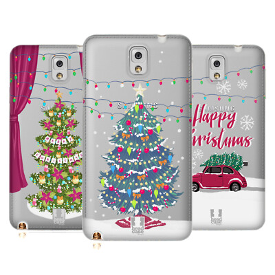 HEAD CASE DESIGNS FRÖHLICHE WEIHNACHTSBÄUME GEL HANDYHÜLLE FÜR SAMSUNG HANDYS 2