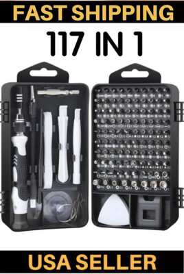 Scuba Diving All in One Tool Save a Dive Kit Repair Set 117 Pcs Screwdrivers
