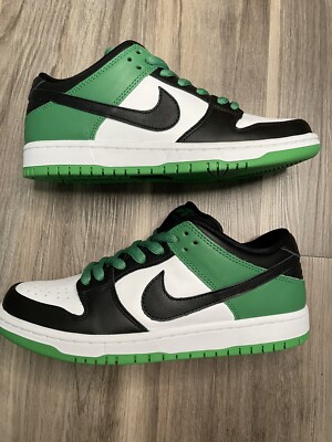 Nike Dunk SB Low 28cm ホワイト/ブラック/グリーン Nike SB Dunk Low Black/Classic Green/White - Men's Size 7