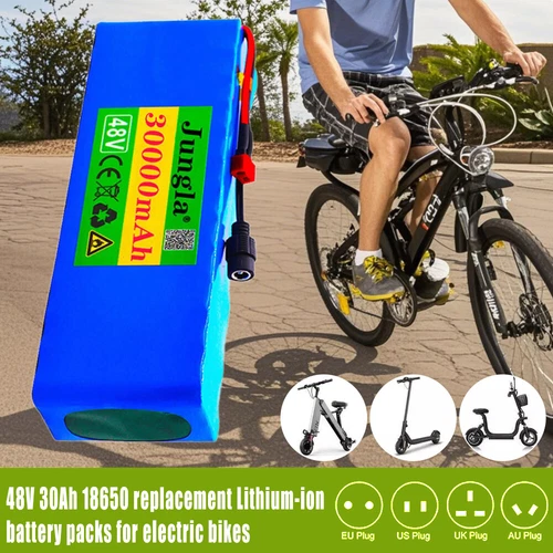 E-Bike Li-Ion Akku 48V 30/58Ah 13S3P Ersatz Lithium Ionen Akkupack mit Ladegerät - Bild 14 von 19