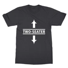 Two Seater Arrows Funny College Humor Sarcastic Gift Unisex T-Shirt