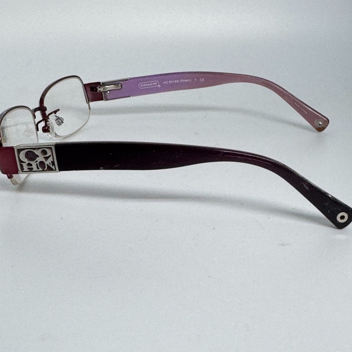 ハートブレイクホテル ES-5042 COACH Eyeglasses HC5016Q SHERRI 9070 Satin Purple 51-18-135