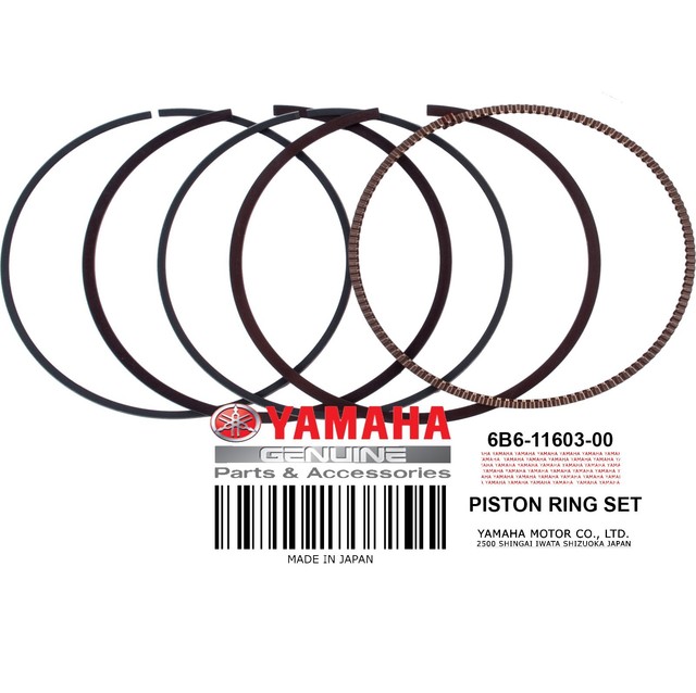 Yamaha OEM Piston Ring Set STD 6B6116030000 eBay