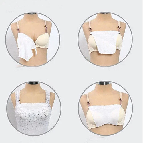 1x Ladies Cami Secret Lace Clip-on Mock Camisole Bra Overlay Modesty Panel Solid - Picture 6 of 14