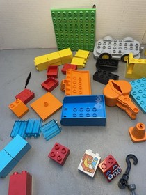 Lego Duplo 10813 Big Construction Site - Bulldozer, Digger, Dump Truck COMPLETE!