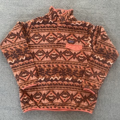 Patagonia Synchilla Women s Snap-T Fleece Mangrove: Henna Brown Size XL
