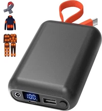 20000mAh Heated Powerbak,Battery Built-in USB-C Charging Cable,DC 4.MM for ORORO