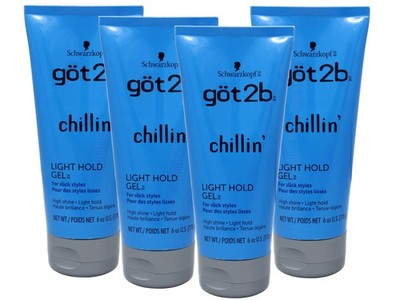 Got 2B Chillin Gel Light Hold 6 Ounce - 4 Pack