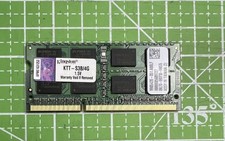 Kingston 4GB 2Rx8 PC3-10600S 1333MHz DDR3 Laptop SODIMM RAM KTT-S3B/4G
