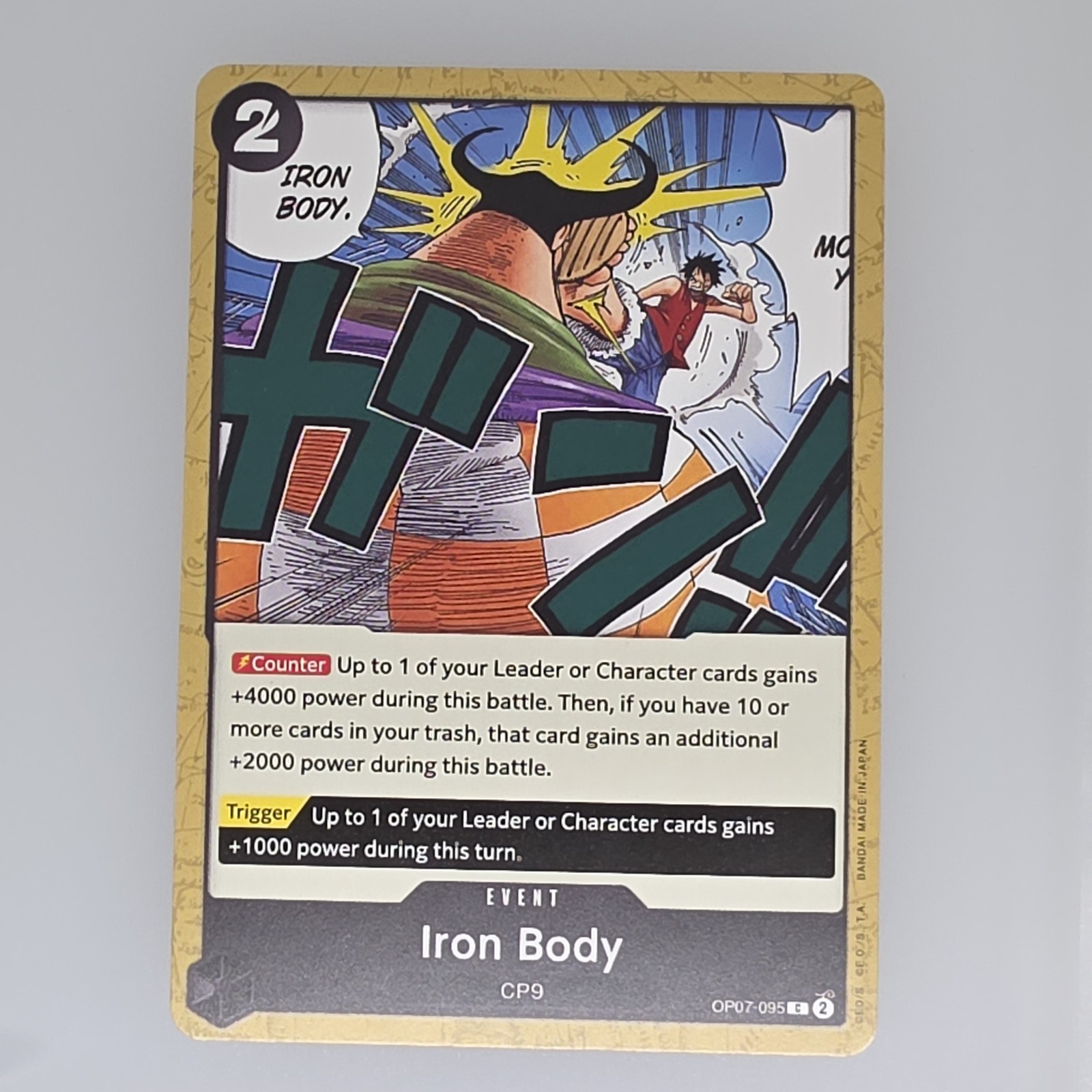 500 Years in the Future #OP07-095 Iron Body