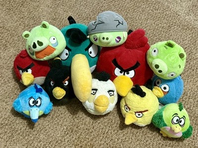 Angry Birds & Pigs Plush Huge Lot EXCELLENT CONDITION 
