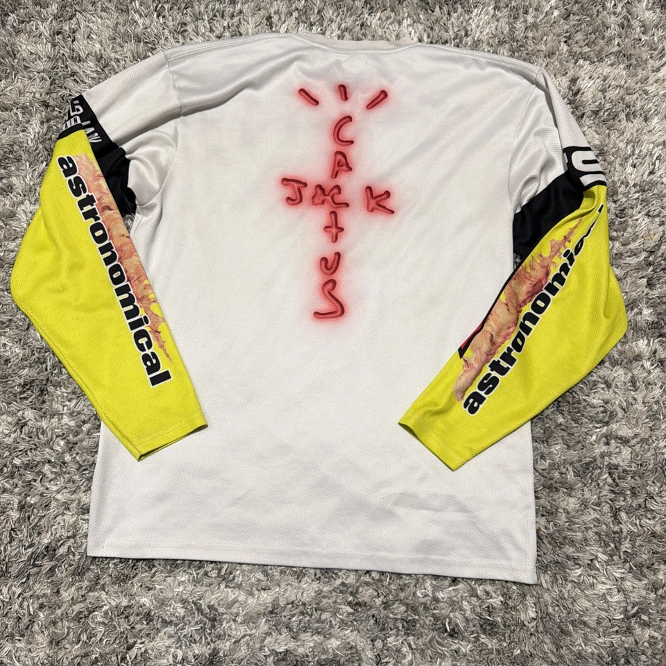 Cactus Jack x Travis Scott Gaming Jersey Long Sleeve Mens XL - Image 4 of 4