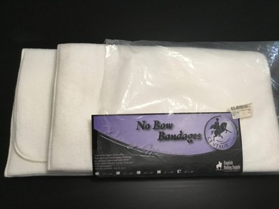Centaur No Bow Leg Wraps - One Pair White - 18 x 30 Inches