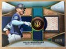 Julio Rodriguez Game Used #d/75 RARE 2025 Topps Tribute Gold Triple Relics 🔥