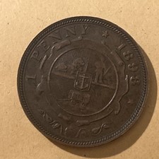 1898 SOUTH AFRICAN REPUBLIC 1 ONE PENNY PRESIDENT KRUGER COIN