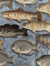 Fish swimming Scattered